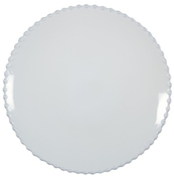 Тарелка PEP222-WHI(PEP222-02202F), 22 см, керамика, white, Costa Nova