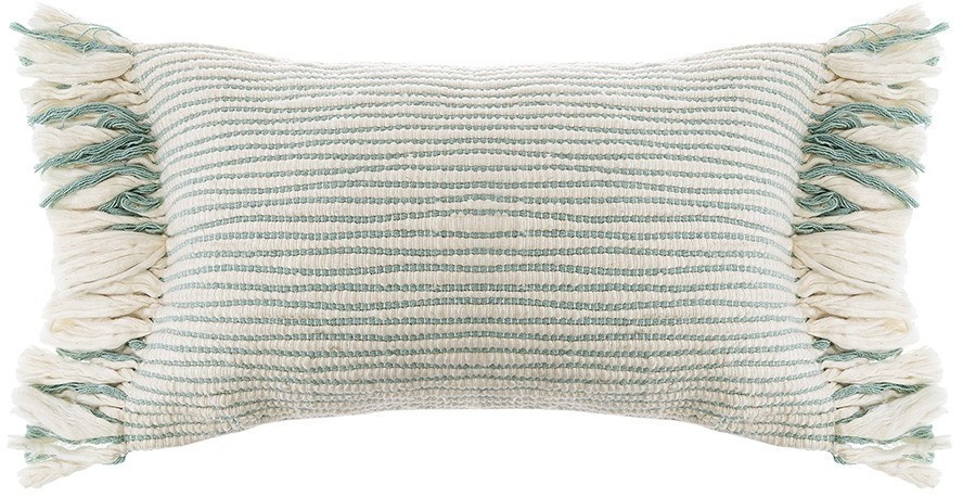 Чехол на подушку мятного цвета clouds из коллекции ethnic, 35х60 см (76147)