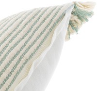 Чехол на подушку мятного цвета clouds из коллекции ethnic, 35х60 см (76147)