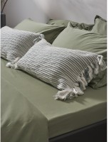 Чехол на подушку мятного цвета clouds из коллекции ethnic, 35х60 см (76147)