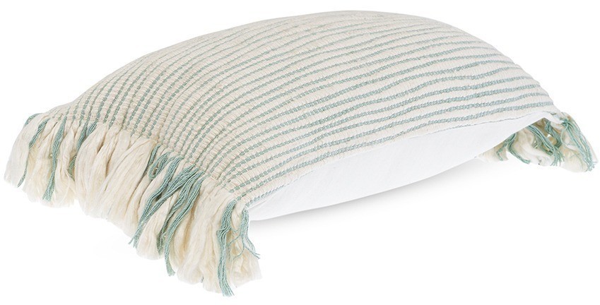 Чехол на подушку мятного цвета clouds из коллекции ethnic, 35х60 см (76147)