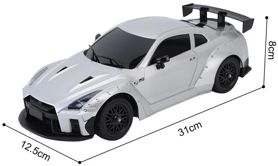 Радиоуправляемая машина для дрифта Nissan GTR (MN-268-GREY)