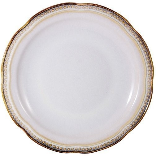 Тарелка закусочная Pompeia кремовая, 22,5 см - MC-G767100495C0280 Matceramica