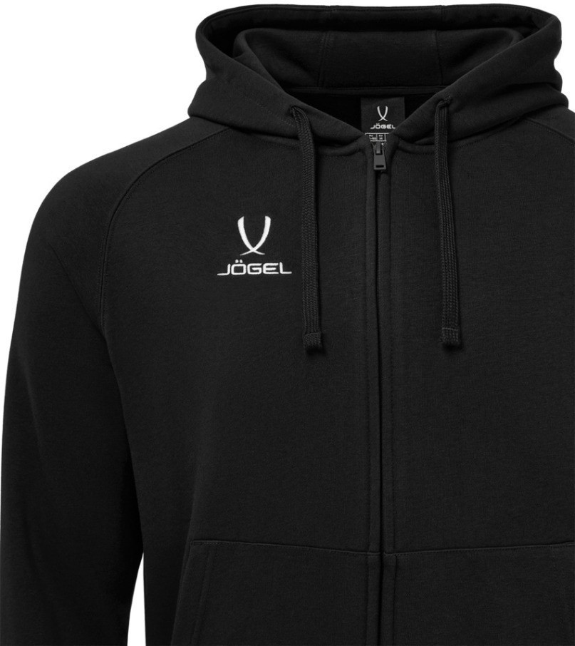Худи JOGEL ESSENTIAL Club reglan Cotton Zip Hoodie 99, черный (2130771)