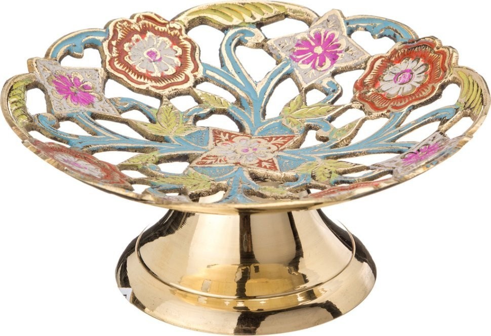 Конфетница латунь диаметр =11 см. высота=5 см. Lefard (877-199)