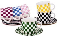 Кофейный набор на 6 персон 12 пр. коллекция &quot;домино&quot; 85 мл Lefard (155-172)