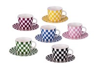 Кофейный набор на 6 персон 12 пр. коллекция &quot;домино&quot; 85 мл Lefard (155-172)