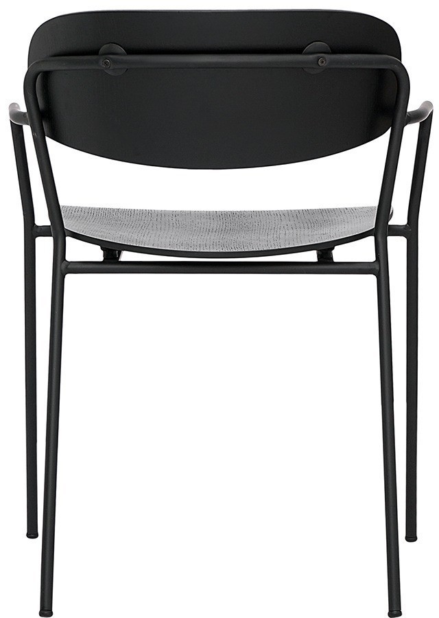 Стул с подлокотниками torfrid, черный (75803)