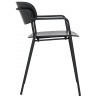 Стул с подлокотниками torfrid, черный (75803)