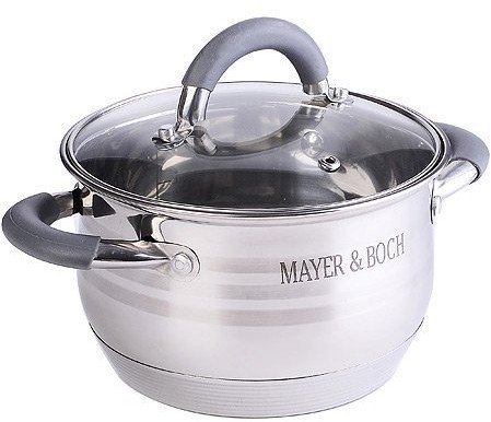 Кастрюля с крышкой 2,9 л с из нержавеющей стали MAYER BOCH (30943)