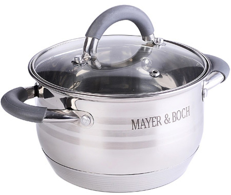 Кастрюля с крышкой 2,9 л с из нержавеющей стали MAYER BOCH (30943)