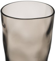 Набор стаканов из акрила hollow, 550 мл, серо-коричневый, 4 шт. (77578)