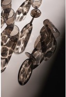 Набор стаканов из акрила hollow, 550 мл, серо-коричневый, 4 шт. (77578)