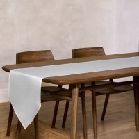 Дорожка на стол 45х220 cm  "феерия. серебро", цвет: белый, tm lefard, полиэстер 100% (986-004-31)