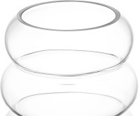 Ваза swell, 27 см, прозрачная (77558)