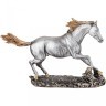 Фигурка декоративна "конь" 34*22 см цвет: серебро ИП Шихмурадов (169-261)