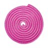 Скакалка для художественной гимнастики RGJ-403, 3 м, розовый/серебряный, с люрексом (843970)