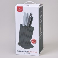 Набор ножей agness на пластиковой подставке, 6 предметов (911-747)