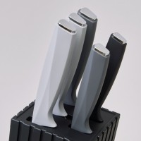 Набор ножей agness на пластиковой подставке, 6 предметов (911-747)