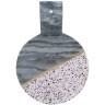 Доска сервировочная из мрамора и камня elements d 25 см (68551)
