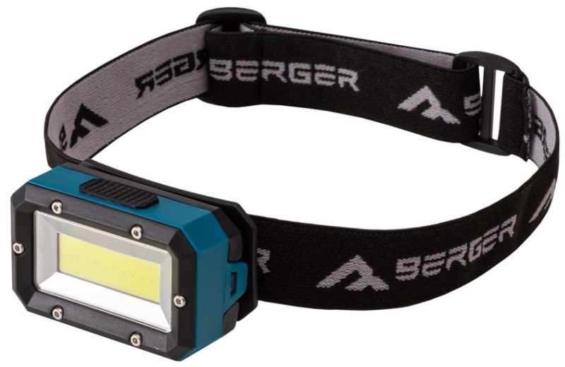 Фонарь налобный Hiking Night-On, черный/бирюзовый (2111146)