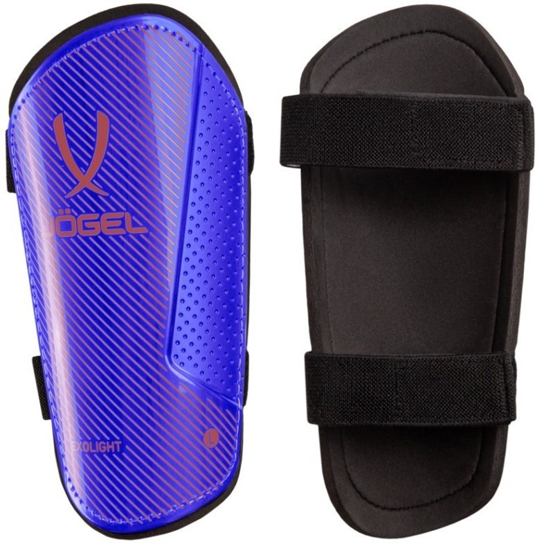 Щитки футбольные JOGEL JA-201, синий (2111739)