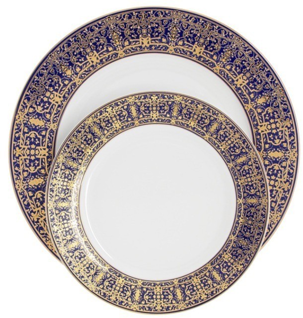 Обеденный сервиз Византия, 6 персон, 27 предметов - AL-K1122-Y8/27-MI Anna Lafarg Midori