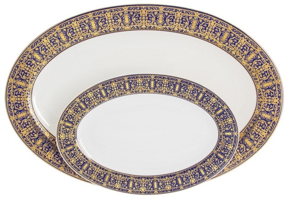 Обеденный сервиз Византия, 6 персон, 27 предметов - AL-K1122-Y8/27-MI Anna Lafarg Midori