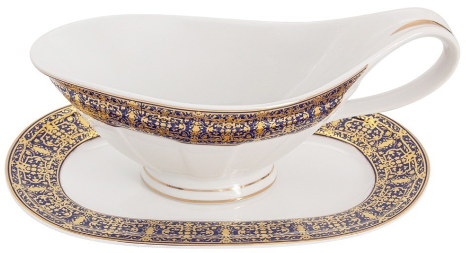 Обеденный сервиз Византия, 6 персон, 27 предметов - AL-K1122-Y8/27-MI Anna Lafarg Midori