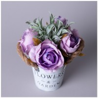 Цветочная композиция в ведерке 19см Lefard (535-360)