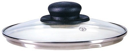 Крышка 18см чер/ручка мет/ободок РОССИЯ (7018)