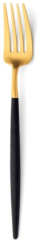 Вилка столовая GO.04GB, нержавеющая сталь 18/10, matte gold/black, CUTIPOL