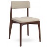 Стул aska, рогожка, орех/экрю (77797)