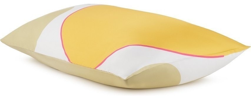 Набор из двух наволочек из сатина  горчичного цвета с авторским принтом из коллекции freak fruit, 50х70 см (70532)