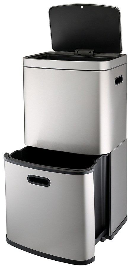 Контейнер мусорный с 2-мя отделениями smart bin, сенсорный, 60 л (78739)