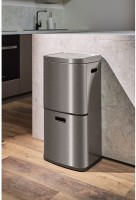 Контейнер мусорный с 2-мя отделениями smart bin, сенсорный, 60 л (78739)