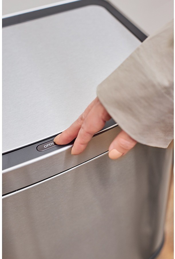 Контейнер мусорный с 2-мя отделениями smart bin, сенсорный, 60 л (78739)