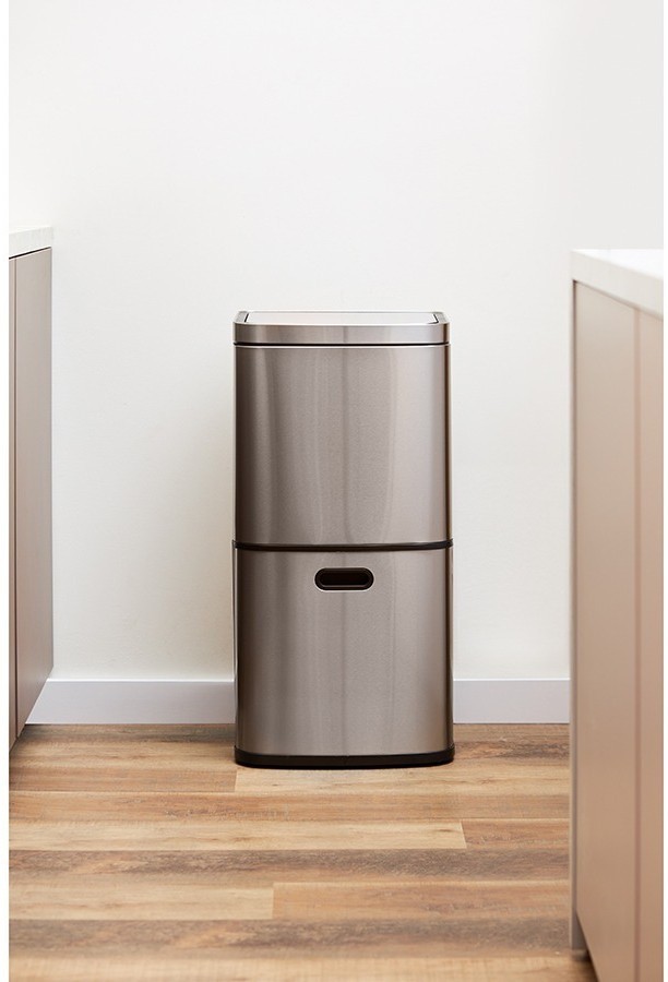 Контейнер мусорный с 2-мя отделениями smart bin, сенсорный, 60 л (78739)