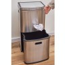Контейнер мусорный с 2-мя отделениями smart bin, сенсорный, 60 л (78739)