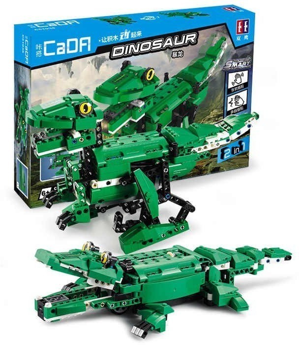Конструктор CaDA динозавр/крокодил (450 деталей) (C51035W)