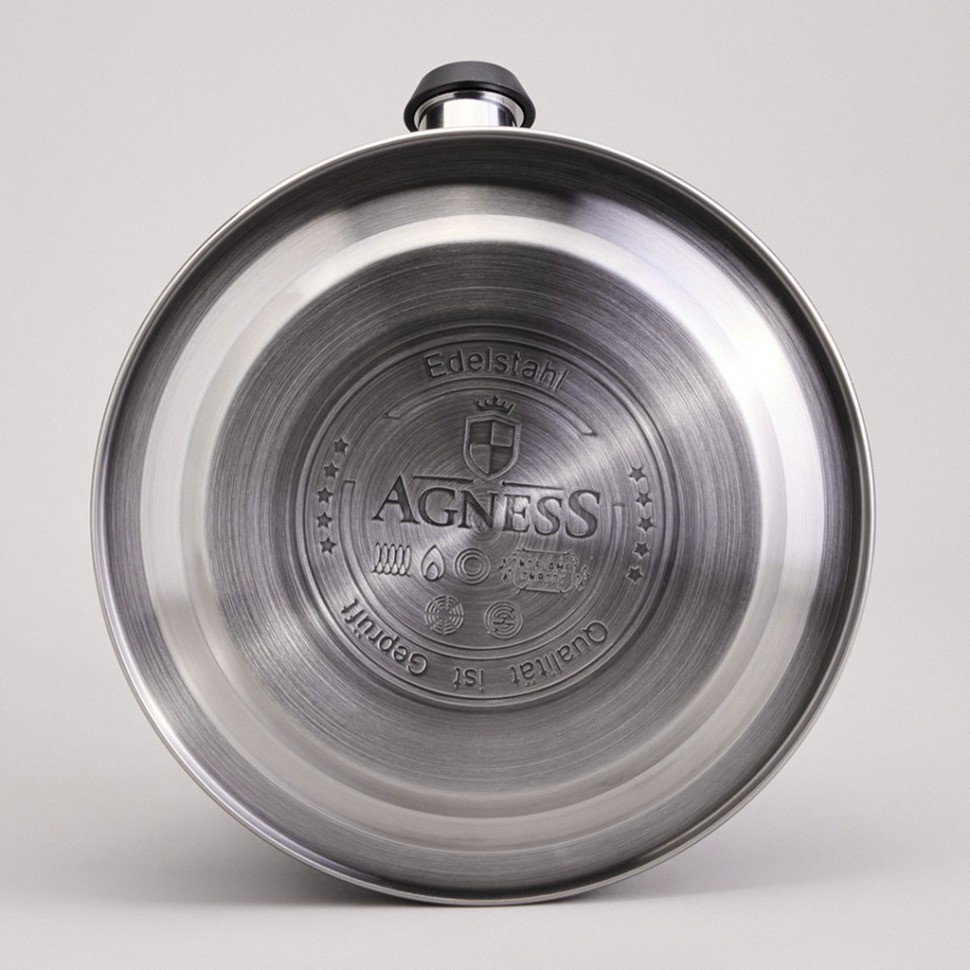 Чайник со свистком и мерной шкалой, 3,2л Agness (940-021)