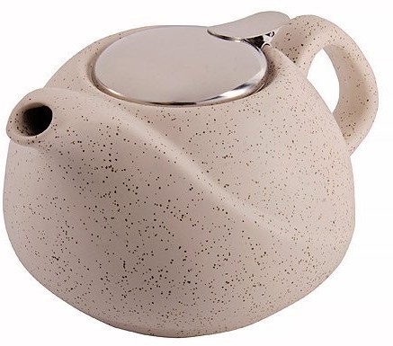 Заварочный чайник 750мл керамика БЕЖЕВЫЙ LR (29359)
