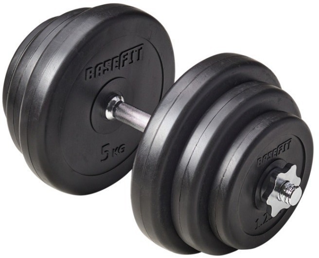Гантель разборная пластиковая в коробке BASEFIT DB-720, 19,5 кг (2104778)