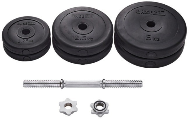 Гантель разборная пластиковая в коробке BASEFIT DB-720, 19,5 кг (2104778)