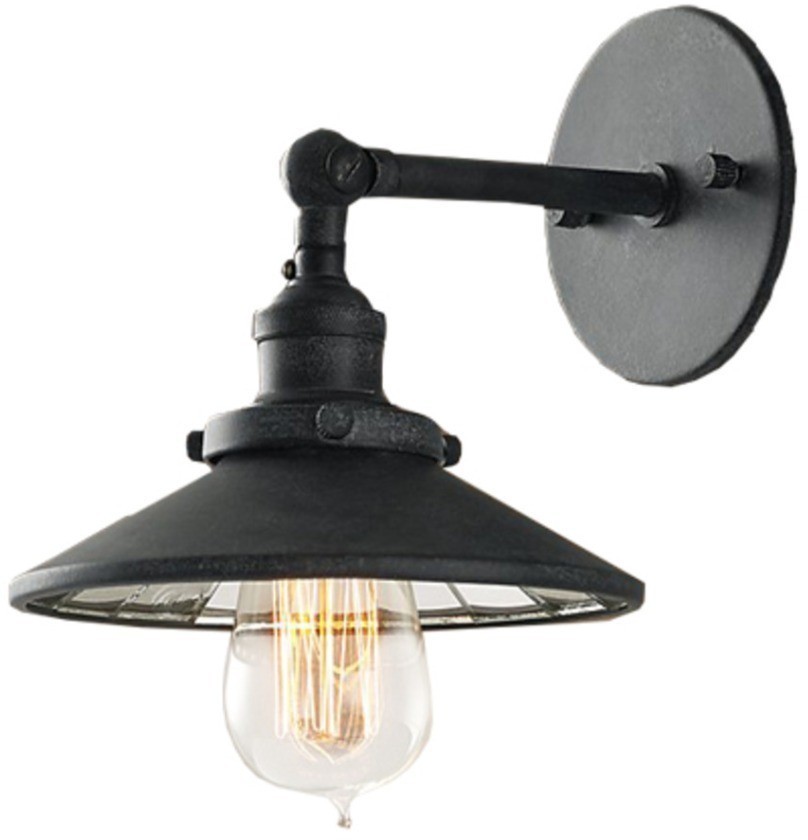 Бра Скон DTL9102-M, металл, зеркало, Antique grey, RESTORATION HARDWARE