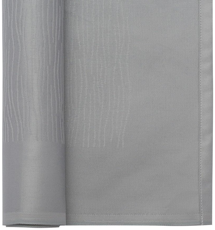 Салфетка сервировочная жаккардовая серого цвета из хлопка с вышивкой из коллекции essential, 53х53 см (72161)