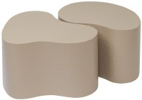 Набор из 2-х столиков grannis, бежевые (77237)