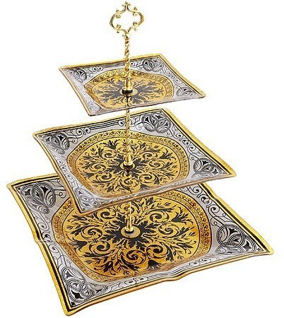 Этажерка 3 уровня, квадрат (7021-305)