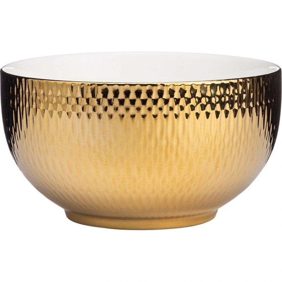 Салатник bronco "crocus" 15*8 см 850 мл золотой Bronco (263-1058)