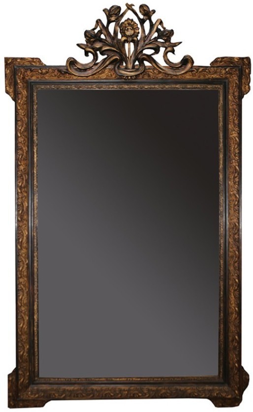 Зеркало Людовик XX век DM- Louis_mirror, дуб, Antic gold, ROOMERS ANTIQUE